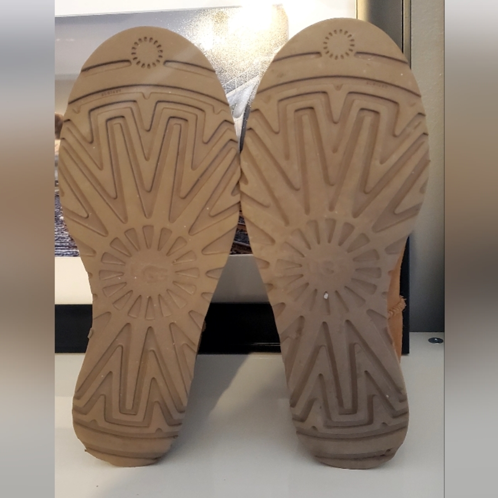 UGG Femme Mini Suede Ankle Wedge Boots - Picture 12 of 16